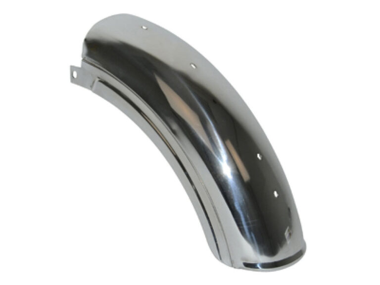 Bromfiets 529/530 verchroomde kettingkast beschermer / kettingscherm - boven- en onderkant 529 - 530 - 529-14.603 / 529-14.604