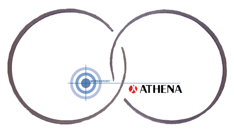 Athena Honda Mb/mt/mtx/sh Zuigerveer Set 57mm Mb/mt 125cc