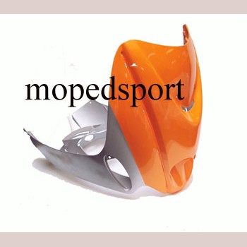 MALAGUTI Voorplaat F15 oranje/zilver two tone 06606253