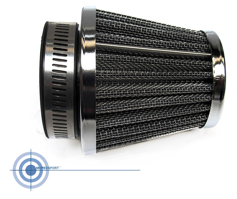 UNIVERSEEL SCOOTER BROMFIETS Powerfilter/luchtfilter recht 48mm FILTER FRAME MOTOR