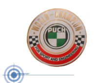 Puch World Champion embleem rond 90mm voor koplamp Maxi MV VS
