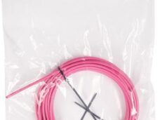 Elvedes extern bromsvajer 5mm Teflon rosa 10 meter på rulle