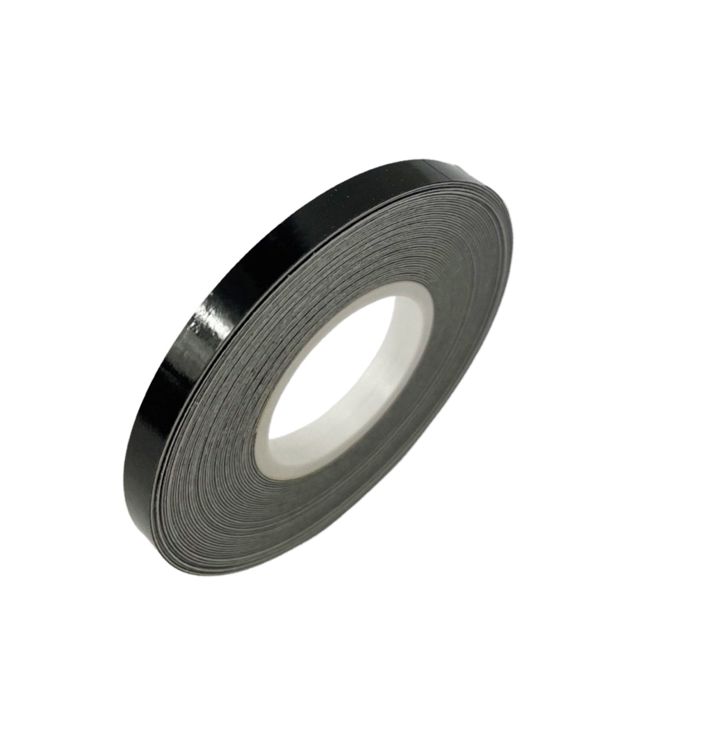 Universeel Scooter Bromfiets Tape Wiel Reflectie 5mm X 6 M Zwart/ Velglint 3m