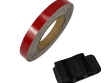 Universeel Scooter Bromfiets Tape Wiel Reflectie 5mm X 6 M Rood/ Velglint