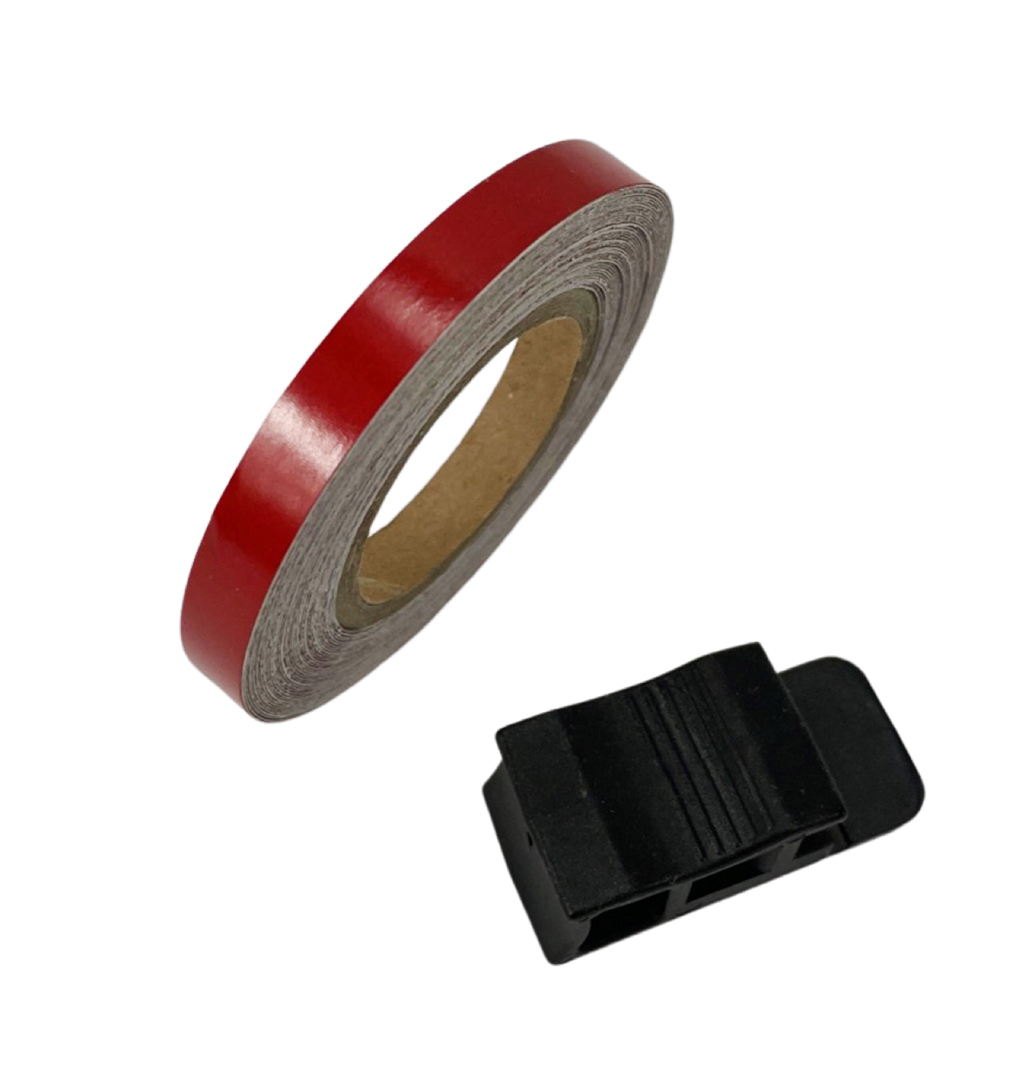 Universeel Scooter Bromfiets Tape Wiel Reflectie 5mm X 6 M Rood/ Velglint