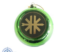 Kreidler Kerstbal Met Logo Groen Per Stuk