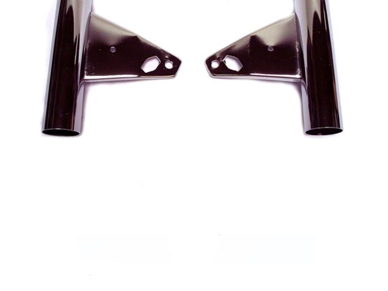 BROMFIETS 529 530 KS80 Lampoor set Chroom 529/530  KS80 voor vierkante koplamp Koplampoor koplamphouder