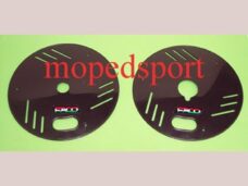 PIAGGIO TYPHOON/TPH Wielplaten set zwart WIEL EN REMDELEN