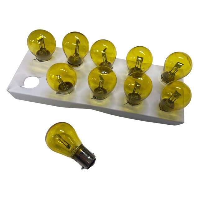 UNIVERSEEL MBK PUCH MAXI Lamp 6V 15/15W BAX15D GEEL prijs per stuk, per stuk te verkrijgen ************