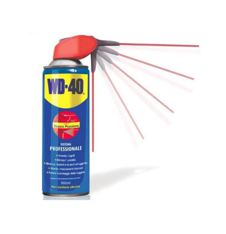 Universeel Gereedschap Bromfiets Multispray Wd40 500 Ml Kruipolie