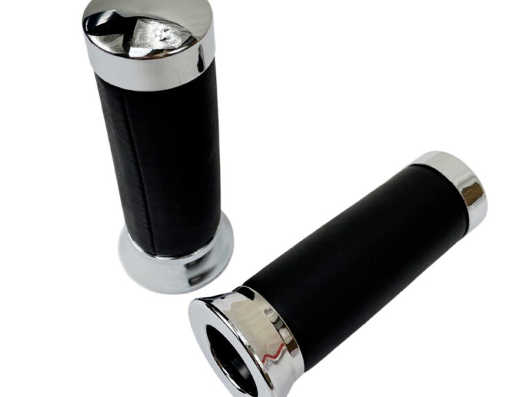 Universeel Handvatten Zwart Foam Met Chroom Dop. 24/24mm Interne Lengte Handvat 8cm