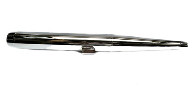 Kreidler Ks Uitlaat Open Chroom Demper - Lang Diameter Uitlaat: 70mm - Spruitstukaansluiting: 28mm