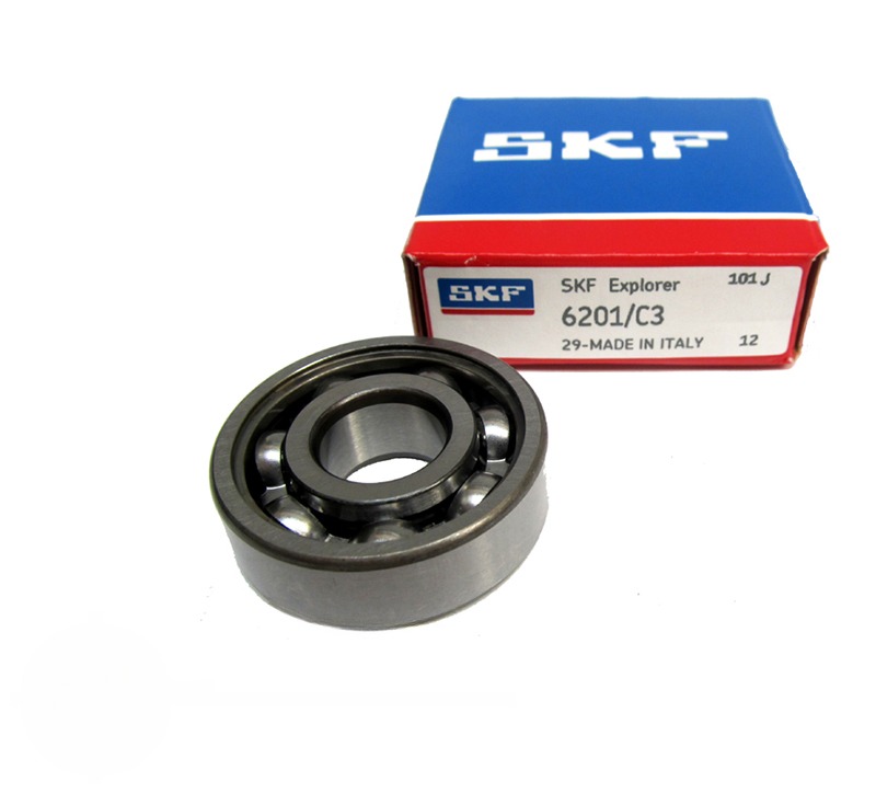 Piaggio/vespa Kogellager 6201 C3 12x32x10 Transmissie Nrg/zip/typhoon/sfera/quartz Skf Lager