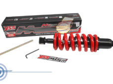 YSS Hybrid achterschokbreker 290mm rood zwart voor Derbi Senda