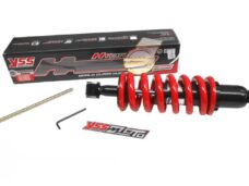 YSS Hybrid achterschokbreker 290mm rood zwart voor Derbi Senda