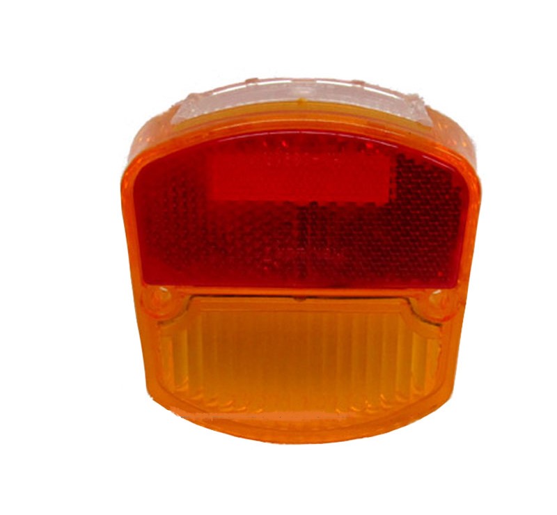 Achterlichtglas oranje rood voor Zündapp Combinette 510 en 516