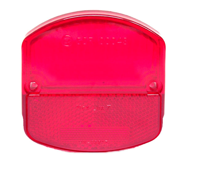 Bromfiets 510 517 Combinette achterlichtglas rood/rood achterlicht electrische delen 433-16.906