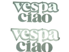 Vespa Stickerset Vespa Ciao 2 Stuks