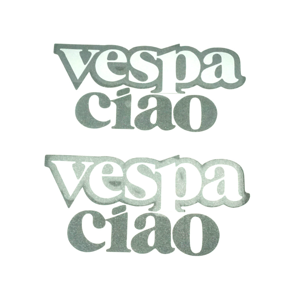 Vespa Stickerset Vespa Ciao 2 Stuks