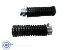Honda C50 C70 Universeel Voetrust Set - Duo Voetsteun Zwart - 113mm Lang Honda Mb Mt 