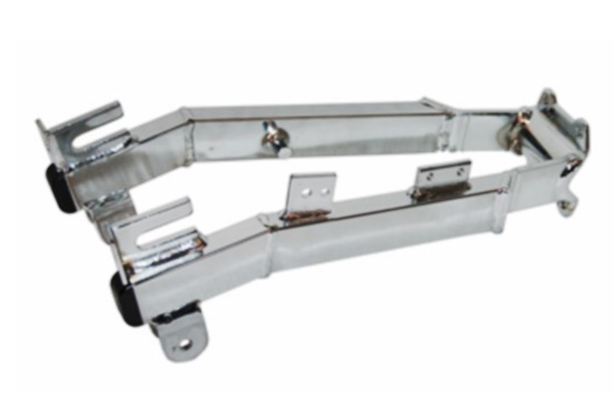 PUCH MAXI Achterbrug/achtervork 4-K chroom VORK (made in EU) A-kwaliteit (made in EU)