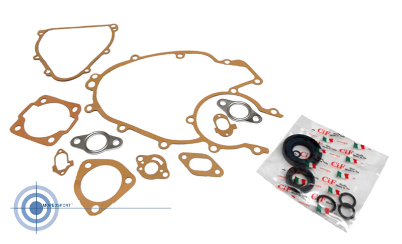 Complete pakkingset met oliekeerringen en O-ringen voor Vespa Primavera ET3 smallframe motor