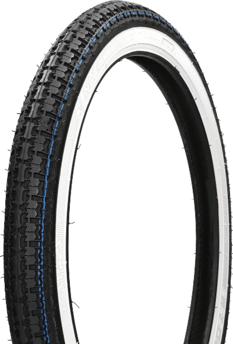 Universeel Buitenband 17x2.25 Whitewall 17 Inch 2,25 / 225 Kenda 4p Wit Straatprofiel