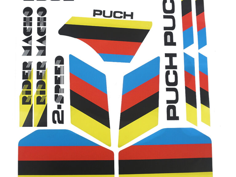 Puch Maxi Stickerset 2 Speed Wit 19-delig