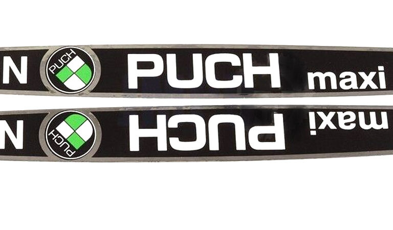 Puch Maxi Tanktransferset Puch Maxi N Zwart / Chroom