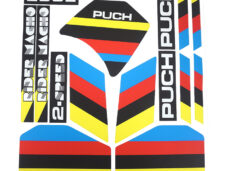Puch Maxi Stickerset 2 Speed Zwart 19-delig