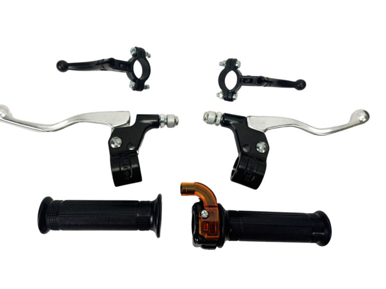 Universeel Puch Maxi Tomos Complete Hendel Set Zwart /chroom - Lusito Remhevels / Choke Hendels En Targa Snelgas Handvat Gashandel Compleet Handel Stuur