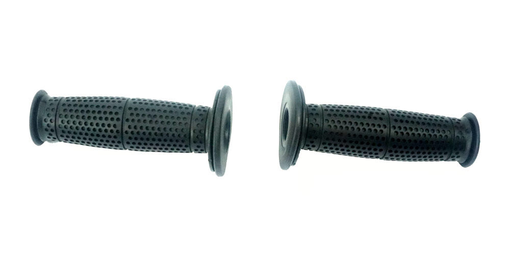 Universeel Bromfiets Scooter Handvat Set Zwart 22/24x125mm Stuur