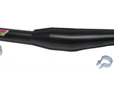 Universeel Sachs Kreidler Bromfiets Uitlaatdemper Zwart Fuego, Diameter Uitlaat: 50mm Eind Uitlaat - Spruitstukaansluiting: 32mm