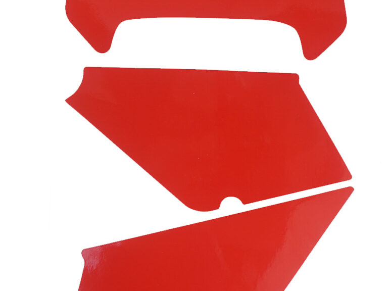HONDA MT Stickerset 3-delig Honda MT rood (blackout folie) (laatste model MT kappenset)