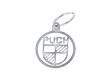 Puch Sleutelhanger Rvs Puch Logo 41mm Diameter 2mm Dik