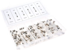 Universeel Assortiment Glaszekering Set 120-delig - 5a 20 Stuks - 10a 20 Stuks - 15a 20 Stuks - 20a 20 Stuks - 25a 20 Stuks - 30a 20 Stuks