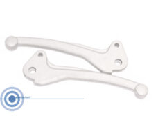 Vespa Pk Rem/koppelings Greep Per Stel Plastic Wit Stuur