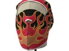 Universelle Schaumstoffmaske, flammhemmend, winddicht und sehr warm – Neopren – 18 cm x 21 cm, Moped-Bandana/Maske