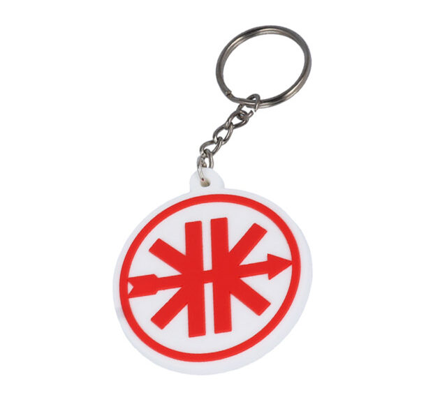 Kreidler Sleutelhanger Met Kreidler Logo 3d Soft Rubber Diameter 50mm