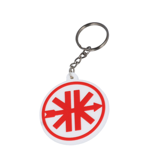 Kreidler Sleutelhanger Met Kreidler Logo 3d Soft Rubber Diameter 50mm