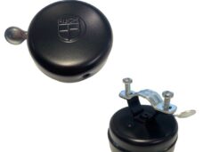 Puch Bel Met Stalen Klepel Zwart Met Puch Logo  Stuur (made In Holland) 
