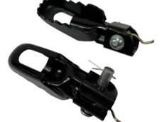 Honda Mt Voorvoetsteun Set Links + Rechts Zwart Honda Mt5 / Mt8 Voetsteun