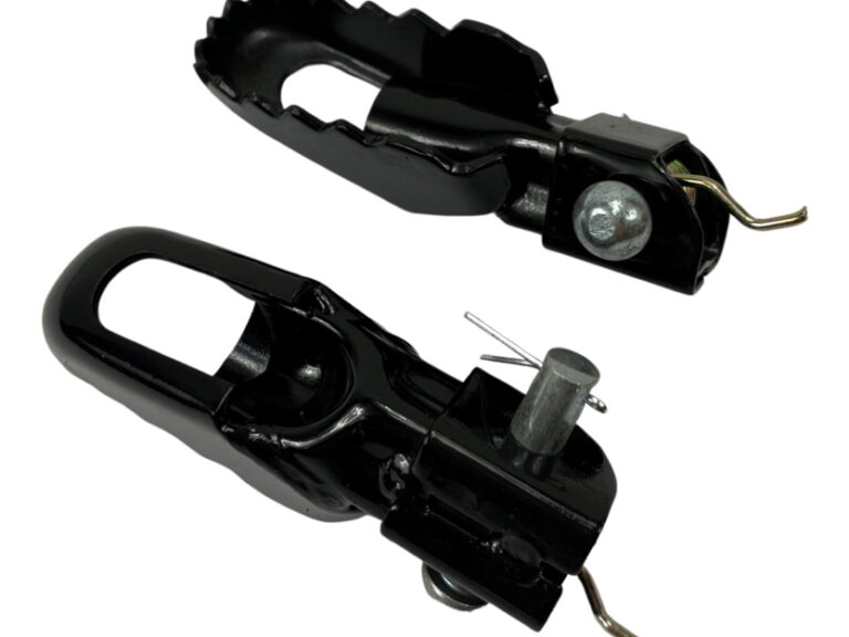 Honda Mt Voorvoetsteun Set Links + Rechts Zwart Honda Mt5 / Mt8 Voetsteun