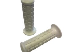 Kreidler Puch Maxi Universeel Handvat Set Wit Blok Stuur 22 / 24mm - 130mm Lang
