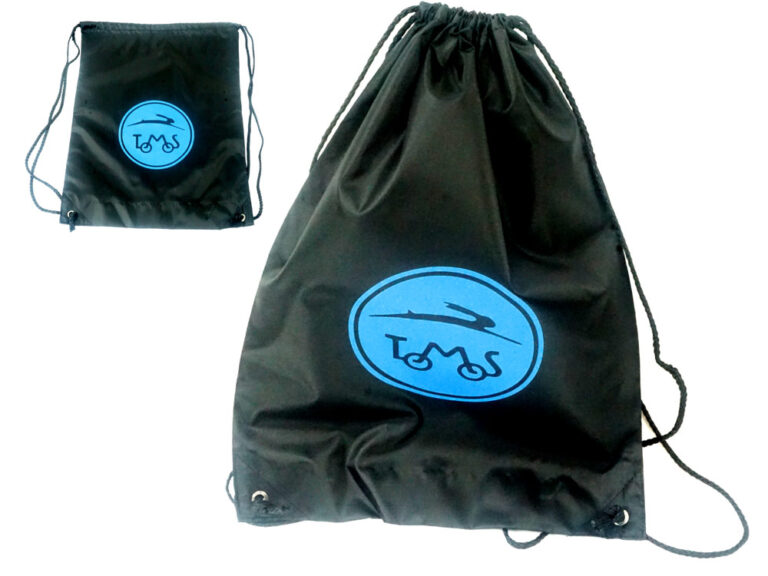Tomos Rugzak Nylon Tomos Zwart - Blauw 30 X 40cm