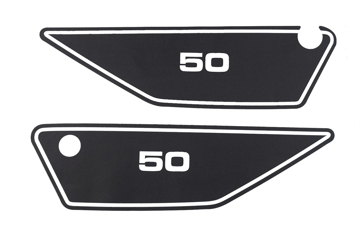 Yamaha Fs1 Zijkaststickerset Fs1 1j5 Zwart / Wit 50 Yamaha