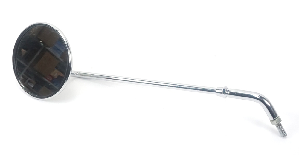 UNIVERSEEL KREIDLER BROMFIETS Spiegel links lengte stang 30CM Stuur chroom