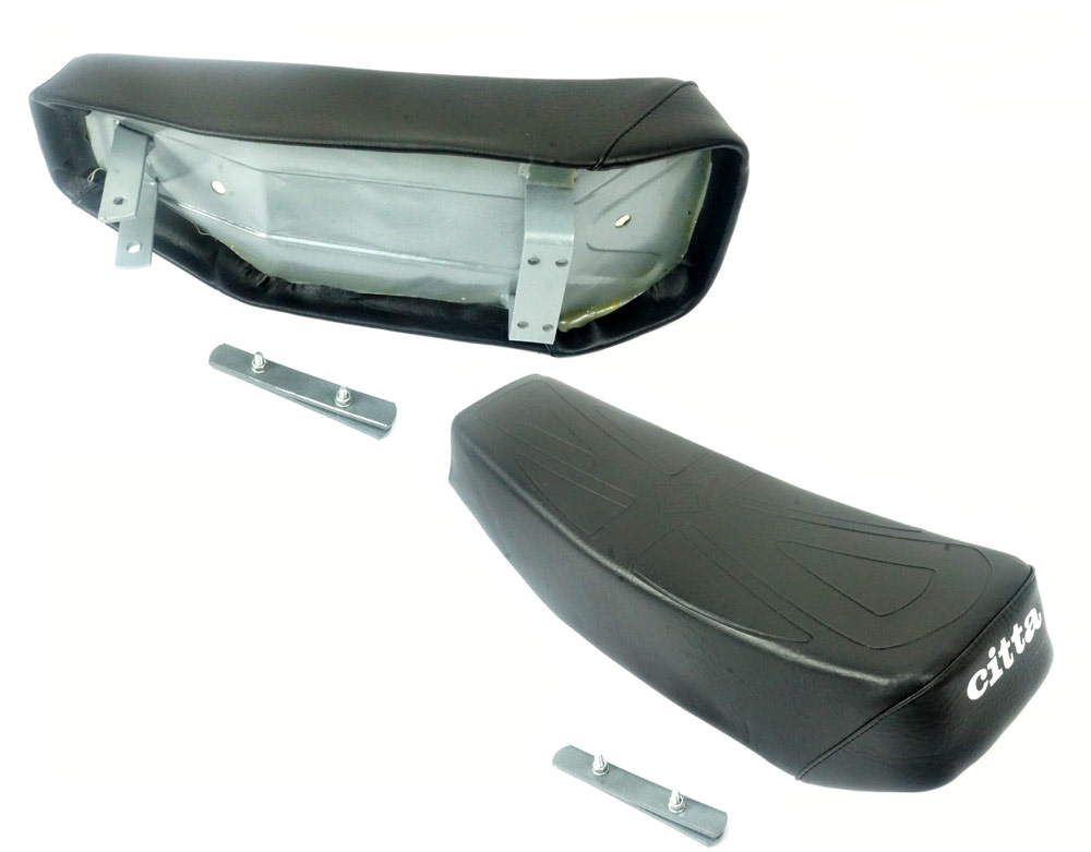 Gilera Citta Buddyseat /zadel Compleet Zwart