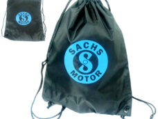 Sachs Rugzak Nylon Sachs Zwart - Blauw 30 X 40cm