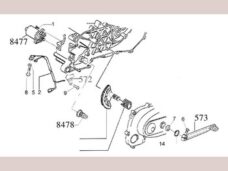 Piaggio/gilera/vespa Bendix 82531r Zip/nrg/typhoon/ Runner/stalker/sfera/quartz/zip Sp/ Lx Motordelen